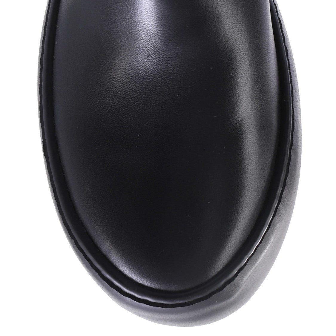 Högl Black Connor Sleek Elastic Panels Leather Ankle Boots