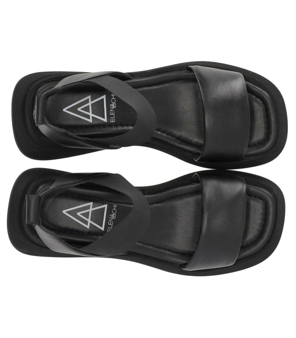 Elena Iachi Lena Black Platform Sandal