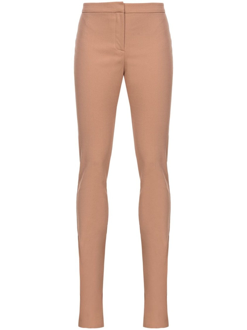 Pinko Beige Skinny Trousers With Tailored Silhouette