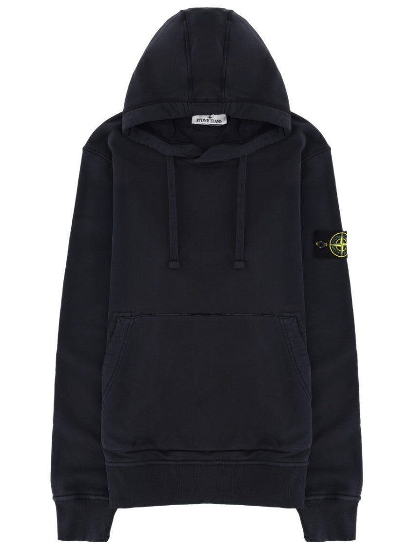 Stone Island Hooded Sleeve Patch Hoodie
