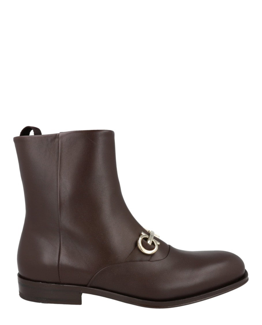 Ferragamo Geremia Gancini Ankle Boots