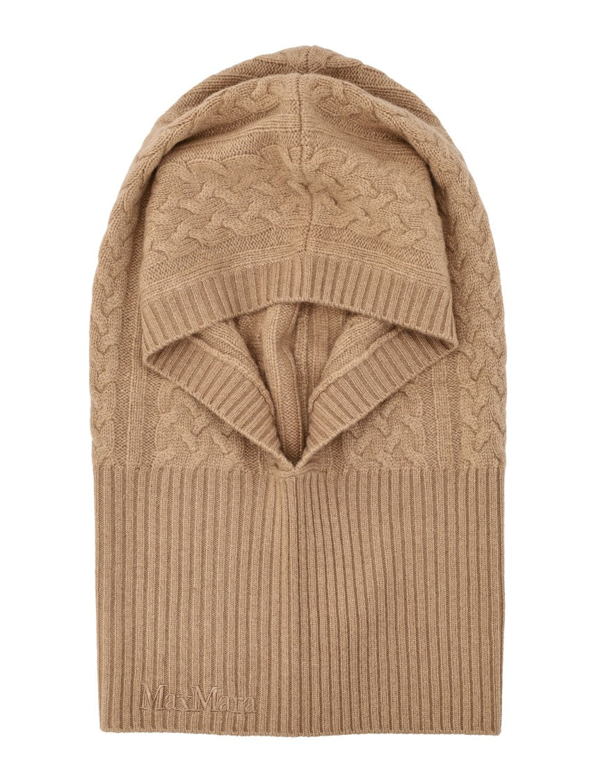 Max Mara Cashmere Cable-Knit Balaclava