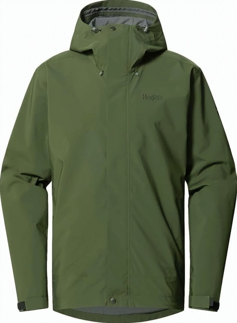 Haglöfs Solid Green Casual Jacket