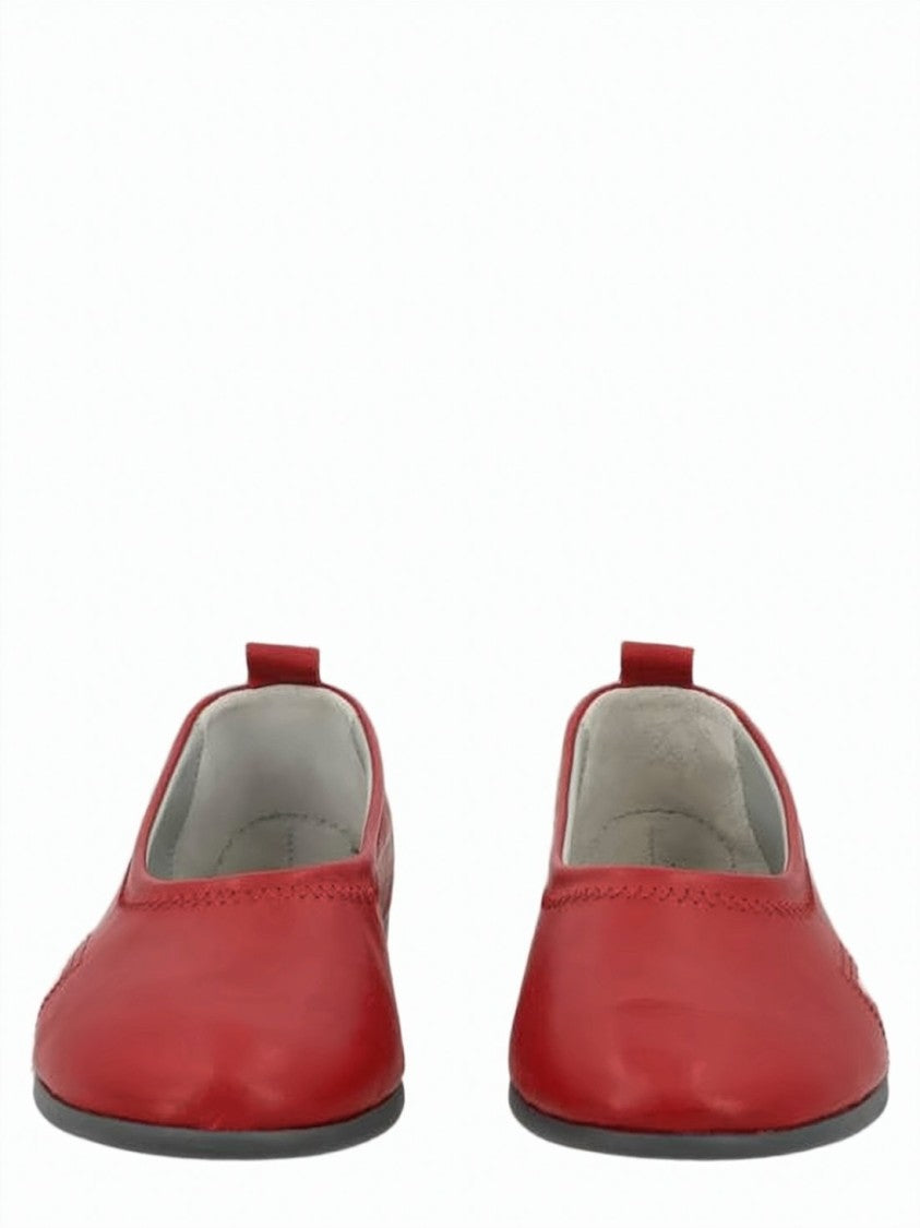 Paloma Wool Vibrant Red Leather Paloma Wool Flats