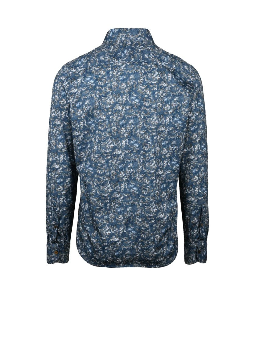 Sonrisa Fior Di Cotone Sonrisa Fior Di Cotone Shirt With Subtle Floral Pattern