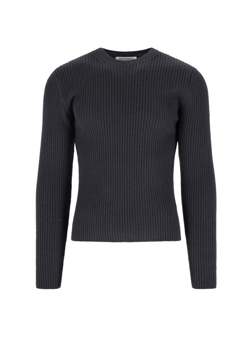 Our Legacy Compact Roundneck Sweater – Black
