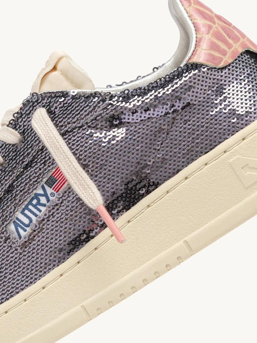 Autry Metallic Dallas Low Sequin Sneakers