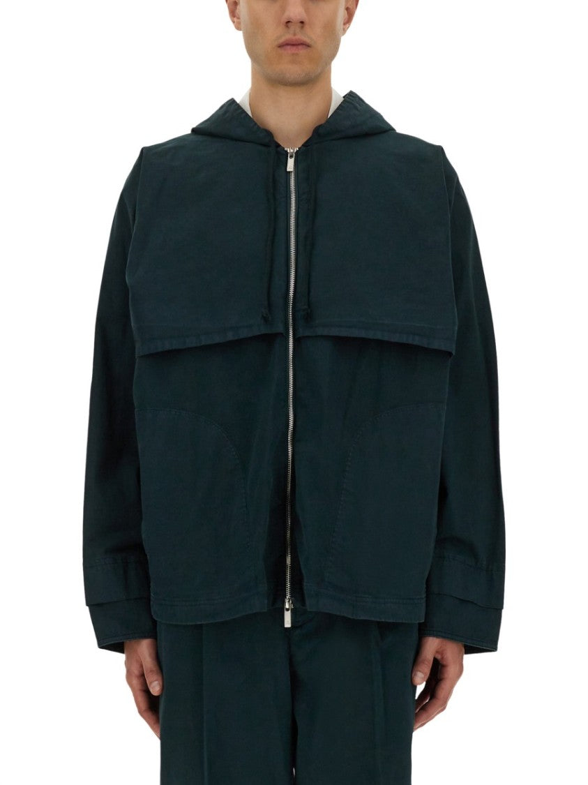 Helmut Lang Layered Design Hooded Windbreaker