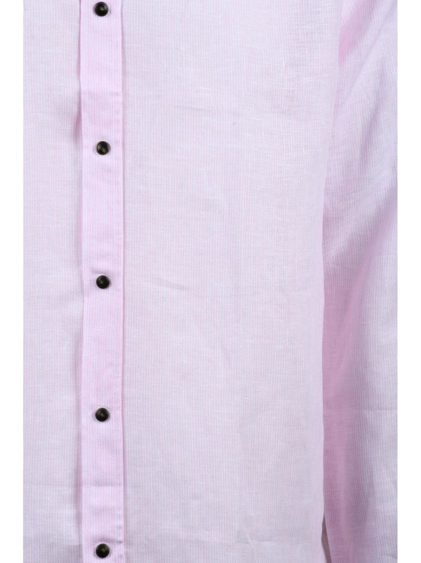 Deuxieme Pink Linen Shirt