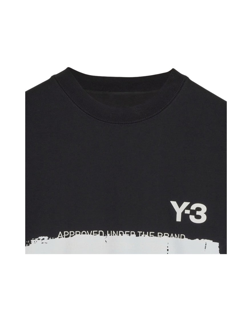 Y-3 Crew Neck Cotton Sweater With Black Logo