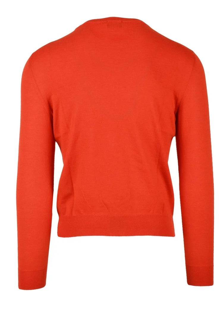 Drumohr Crew Neck Cashmere Sweater - Red