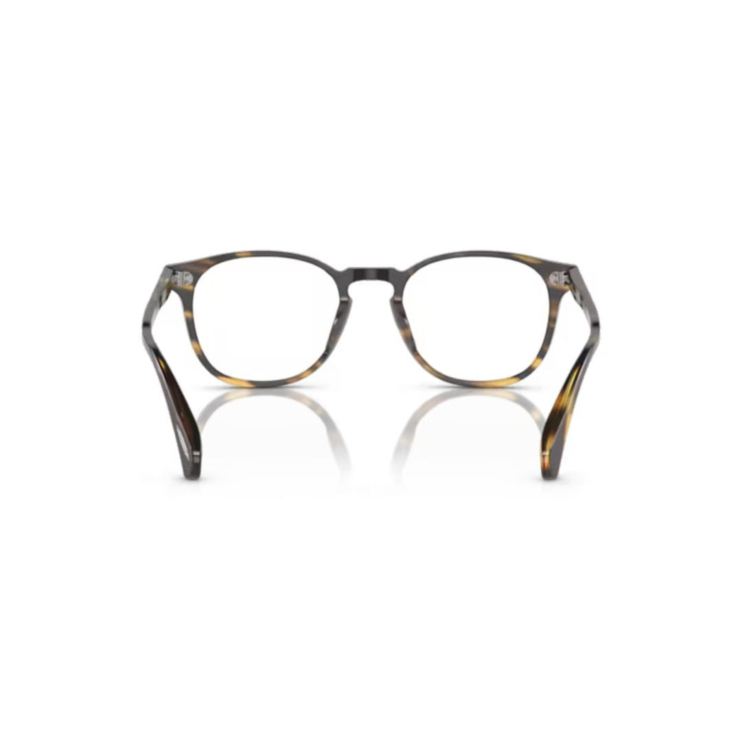 Oliver Peoples 0Ov5298u Tortoiseshell Round Frame Eyeglasses With Keyhole Bridge