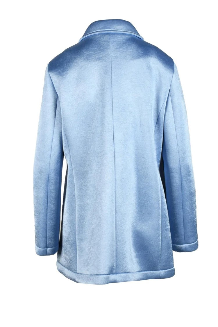 Motel Light Blue Casual Polyester Jacket