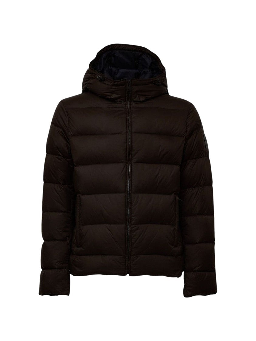 Fay Double-Zip Hooded Down Jacket