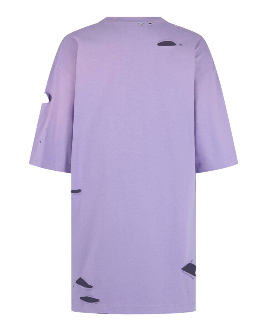 Balenciaga Caps Destroyed Boxy Fit T-Shirt