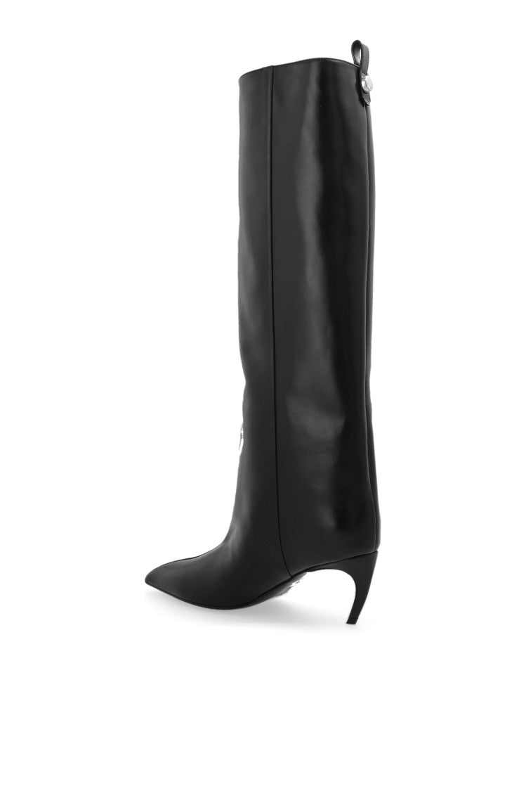 The Attico `Lea` Leather Boots