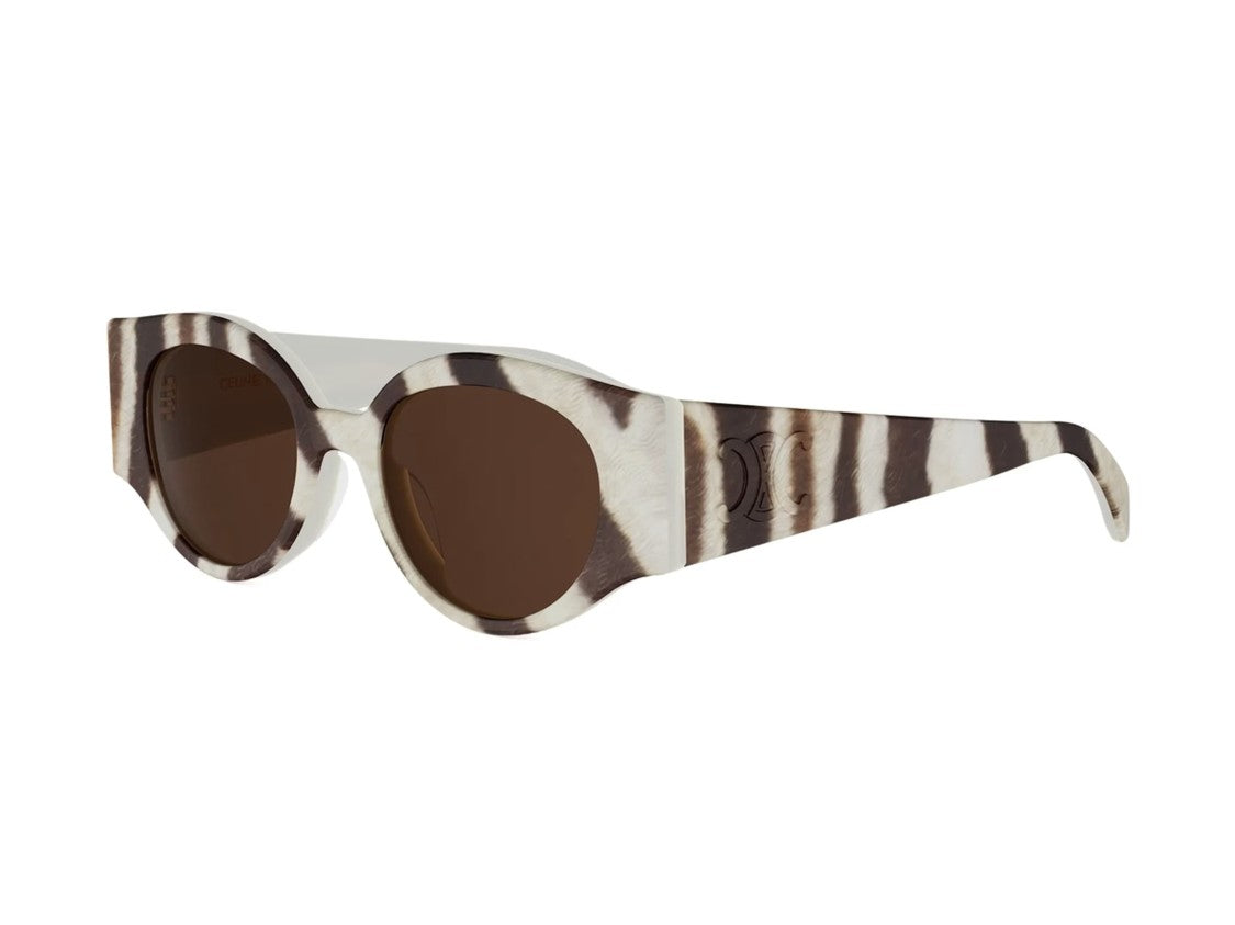 Celine Zebra Cl40341u Print Acetate Sunglasses