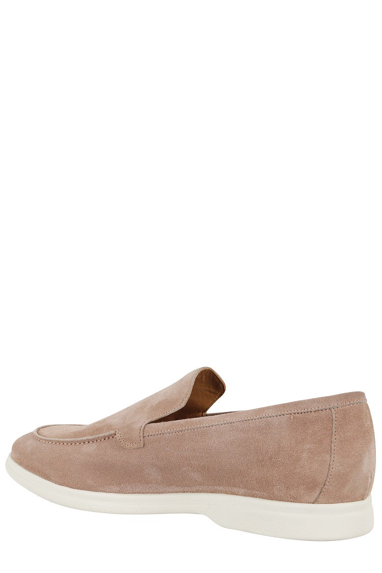 Tagliatore Taupe Suede Moccasin