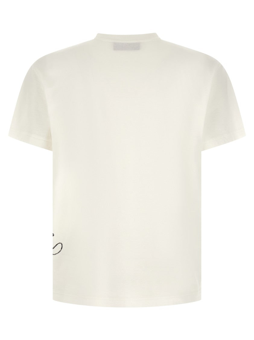 Gucci Light Cotton Jersey T-Shirt With Vintage-Effect Gucci Logo