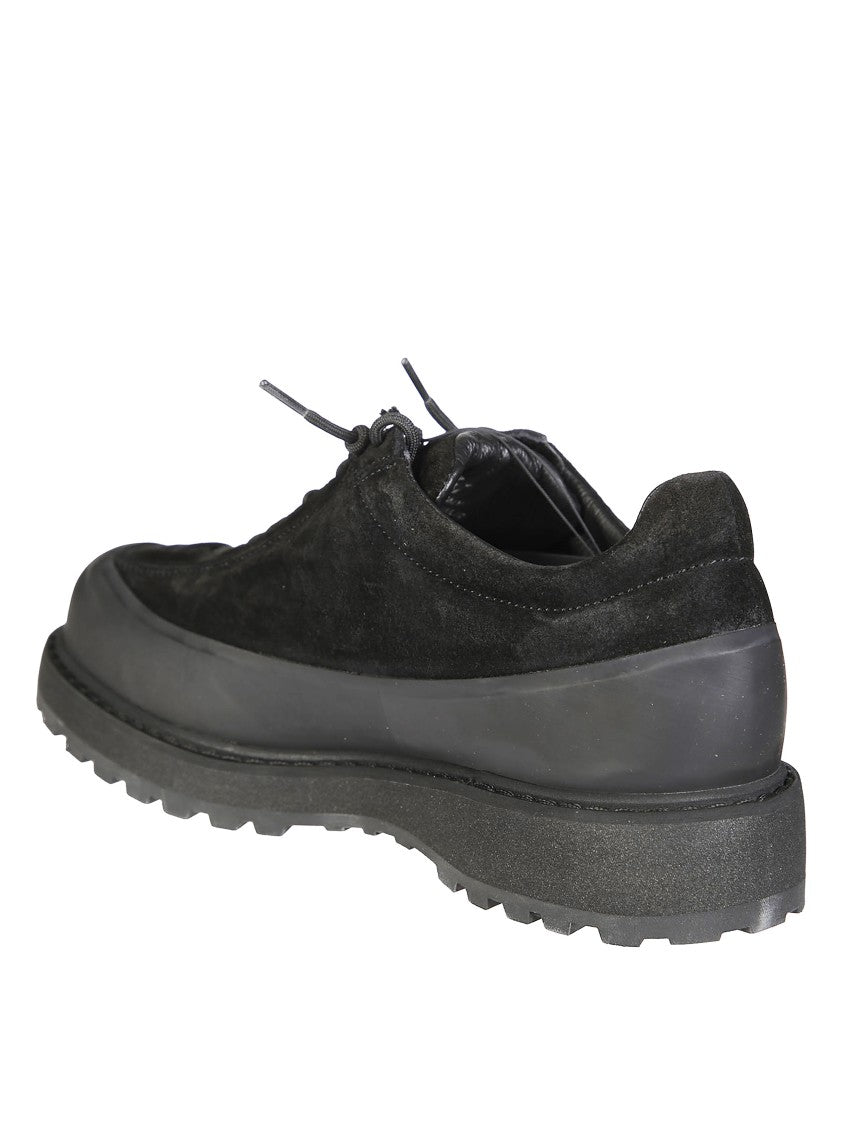 Stone Island Low-Profile Black Suede Sneaker