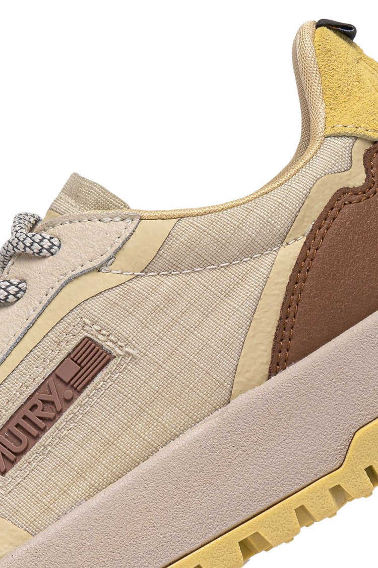 Autry Women’S Wildpace Model Cordura And Leather Sneakers