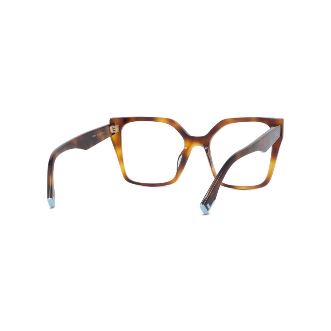 Fendi Oversized Square Frame Tortoiseshell Sunglasses
