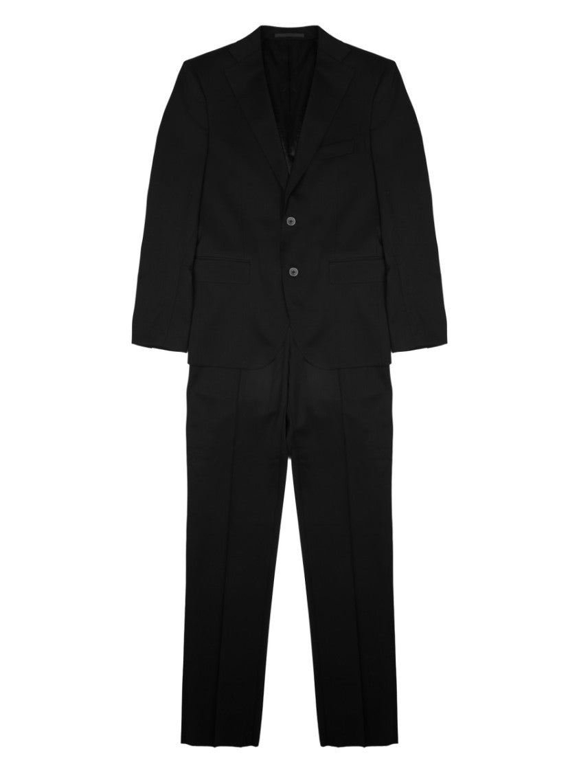 Colamarino Tailored Black Blazer And Trousers Suit Set