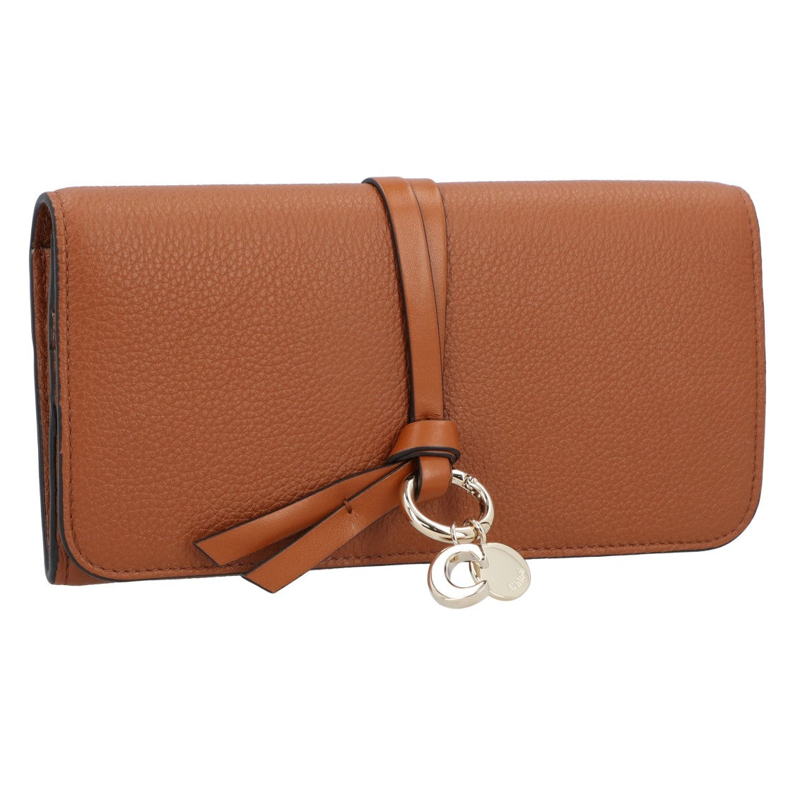 Chloé Alphabet Wallet With Flap Brown