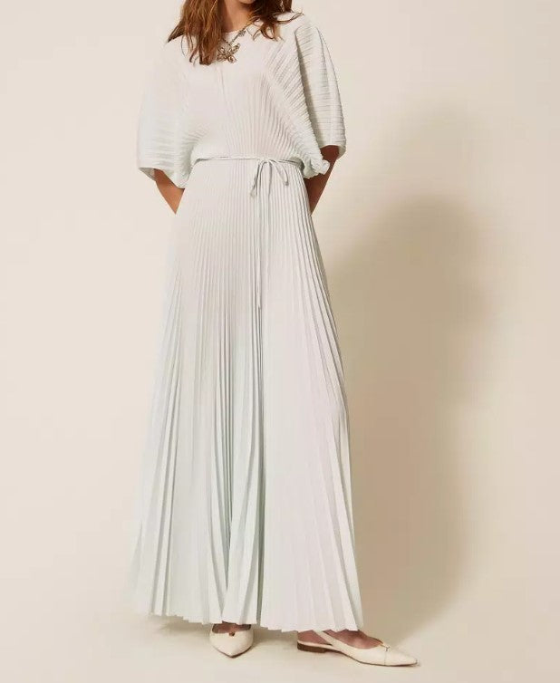 Twin-Set Long Crepe De Chine Dress