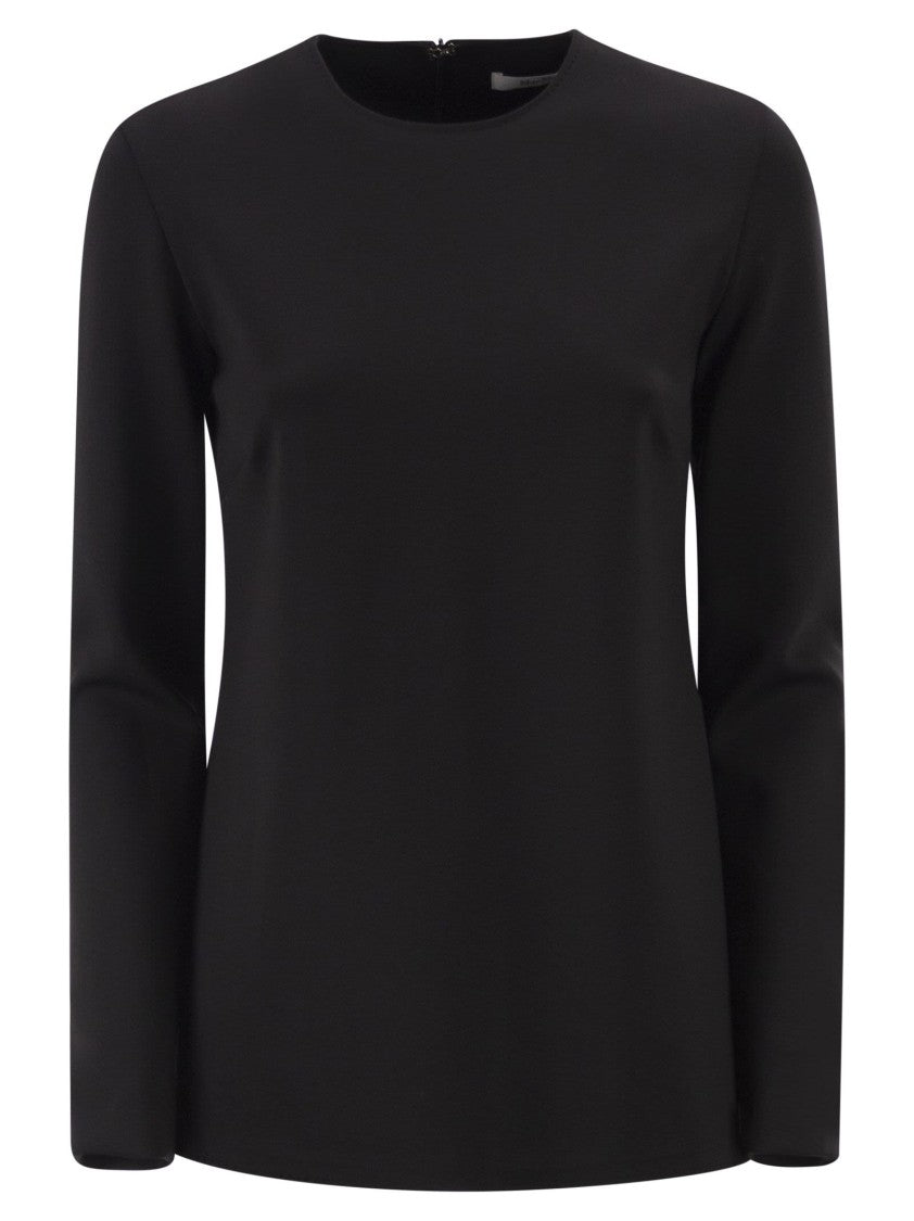 Max Mara Mxpneutro - Slim Fit Crew Neck Top
