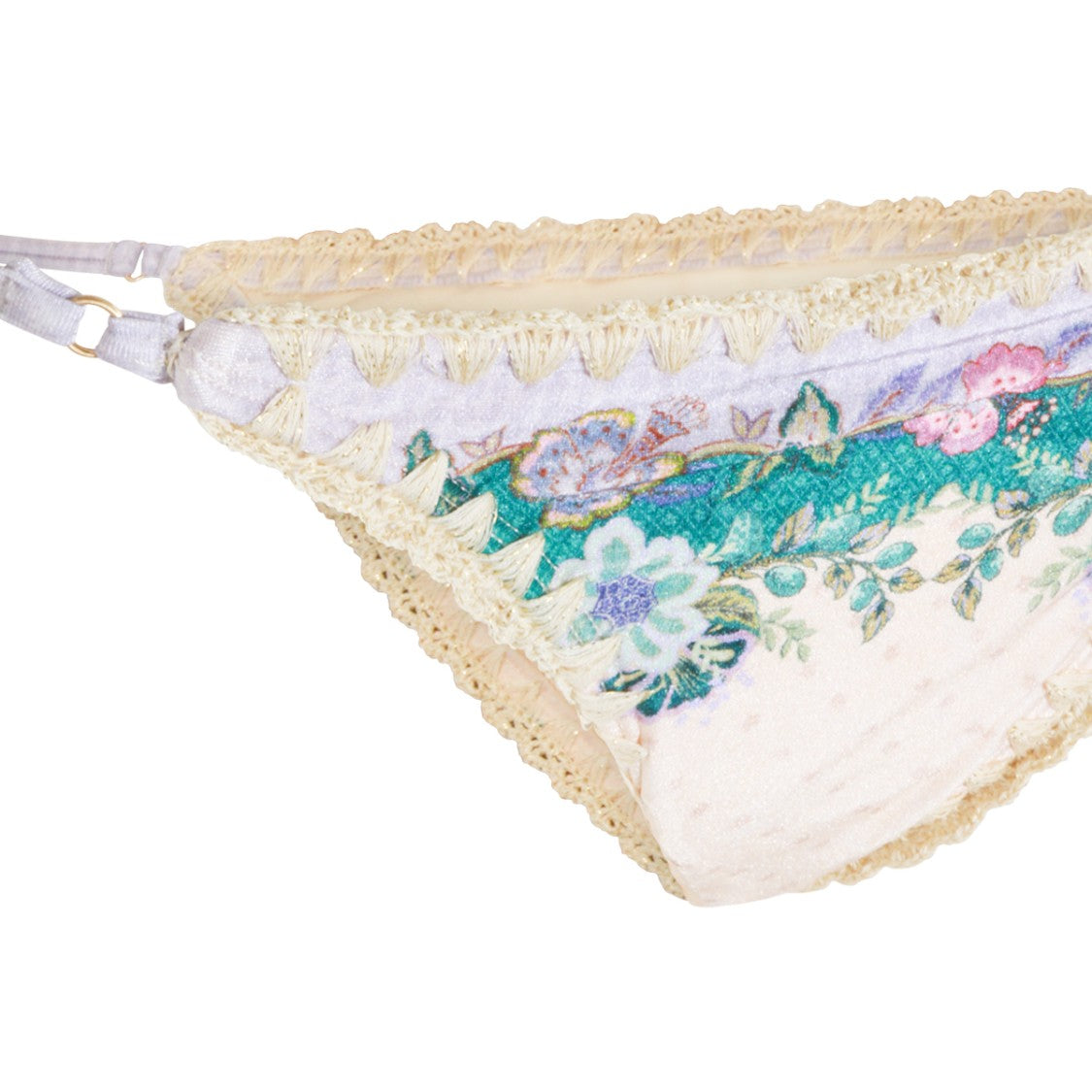 Zimmermann Cream Floramo Motif Bikini