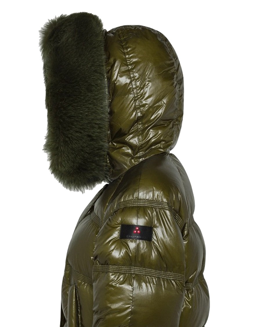 Peuterey Takan Rp Mid Fur Down Jacket, Ivy Green