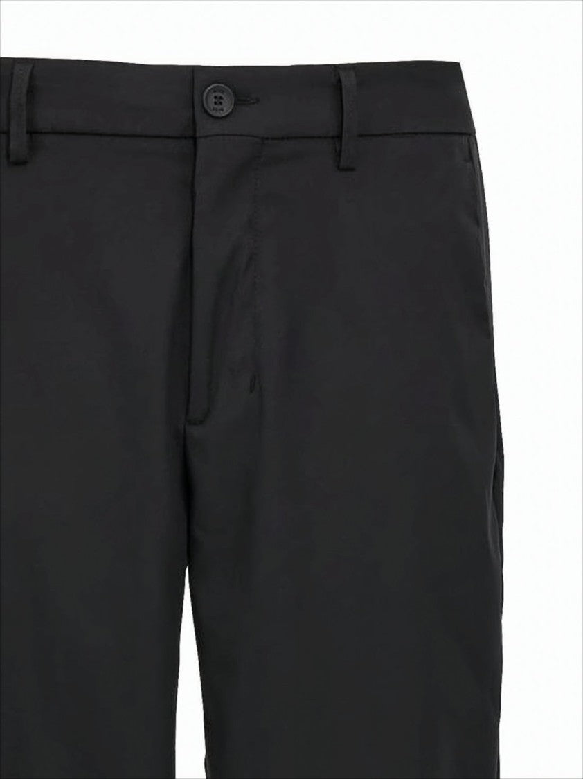 Hugo Boss Tailored Straight Pants With Classic Waistband And Subtle Branding