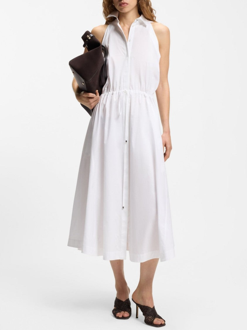 Boss Sleeveless Flared Midi Dress