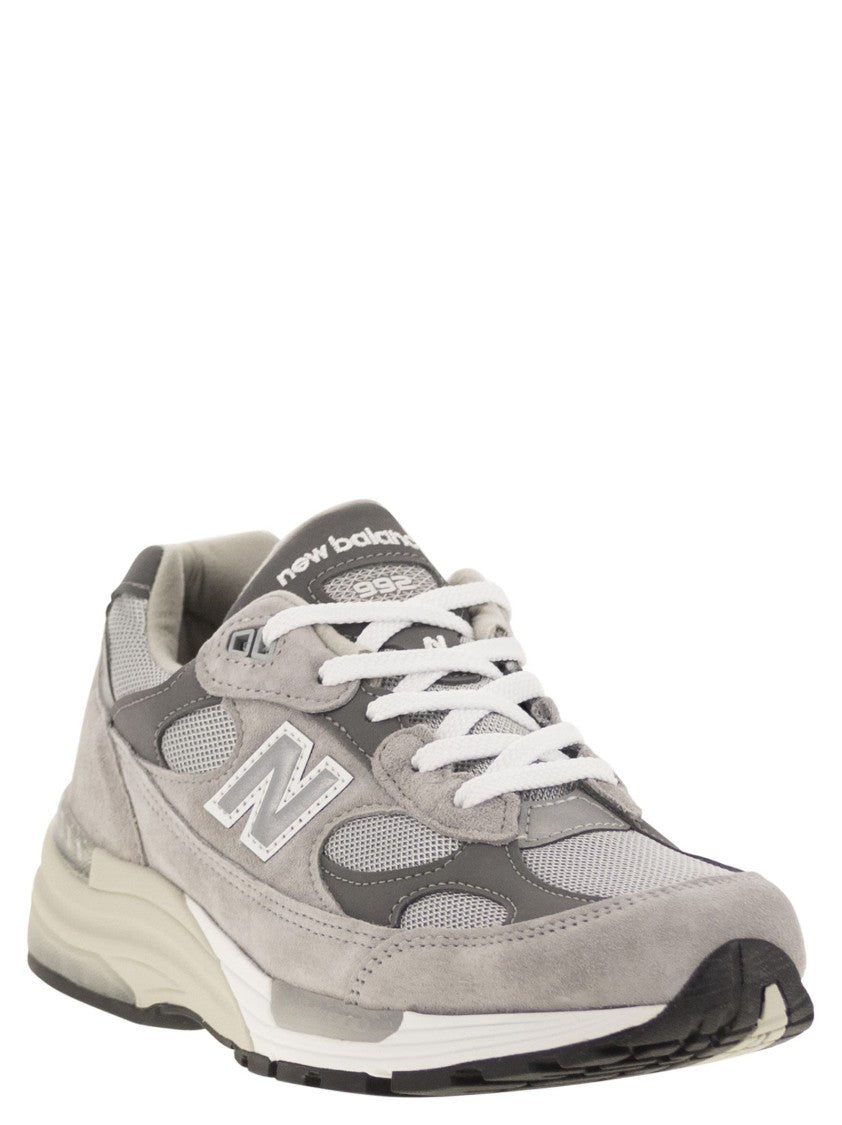 New Balance 992 Core Sneakers With Premium Suede And Mesh Construction