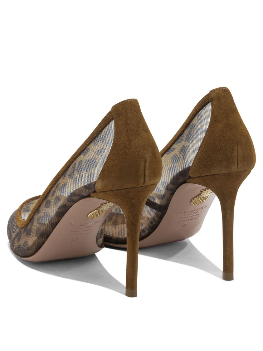 Aquazzura Animal Print Pumps 85Mm