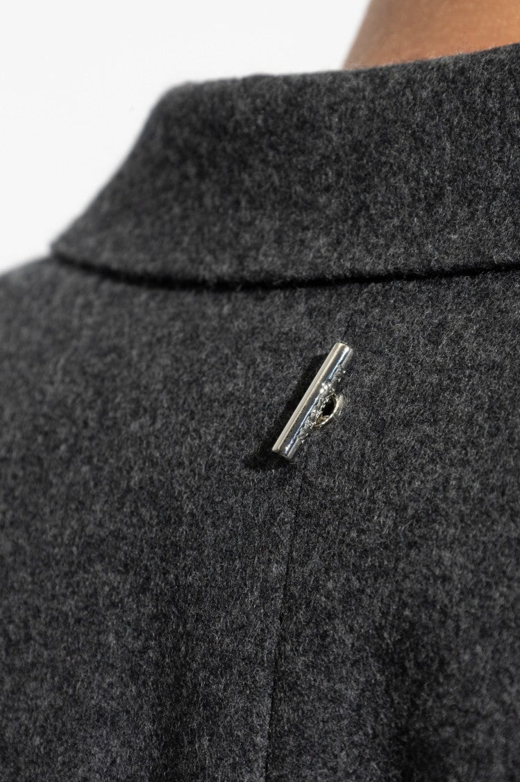 Alexander Mcqueen Cutout Wool Coat