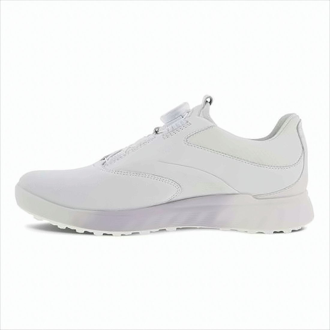 Ecco White Low-Profile Sneakers With Gradient Sole