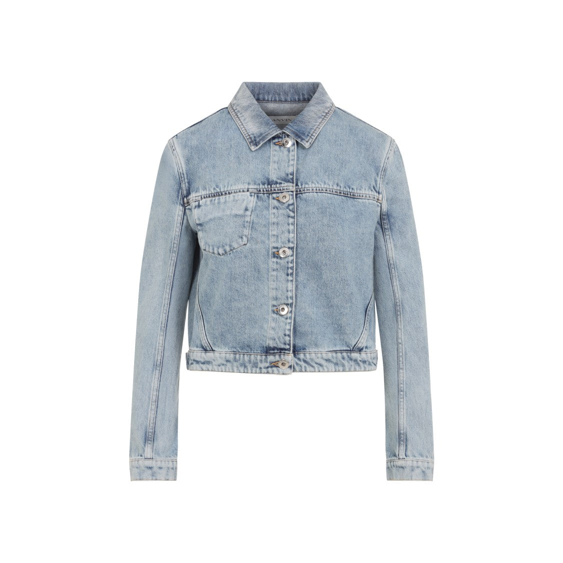 Lanvin Fitted Light Blue Denim Jacket