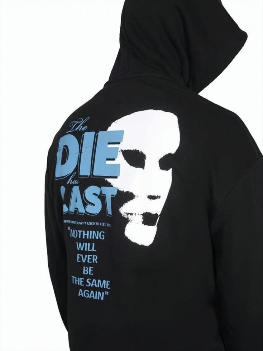Raf Simons Graphic Print Hoodie With Drawstring