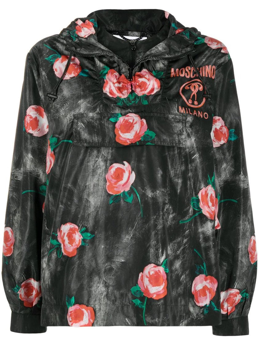 Moschino Textured Floral Pattern Moschino Jacket