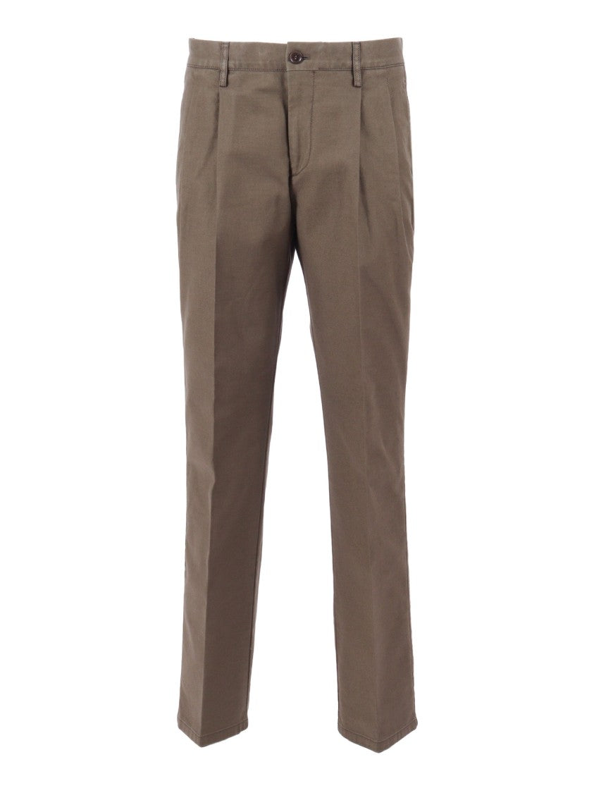 Aspesi Tailored Matte Straight Leg Straight-Leg Pants