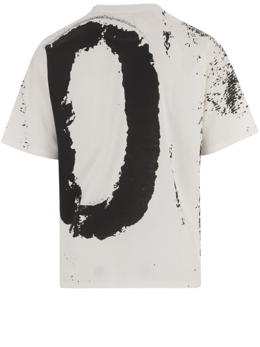 Maison Margiela Oversized Cotton T-Shirt With Iconic Number 10 Print