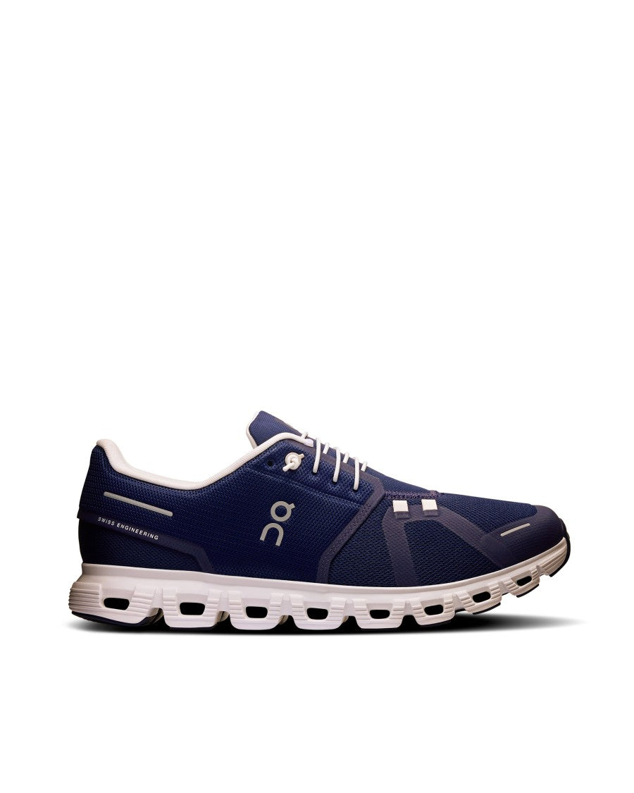 On Cloud 6 Midnight/White Sneakers