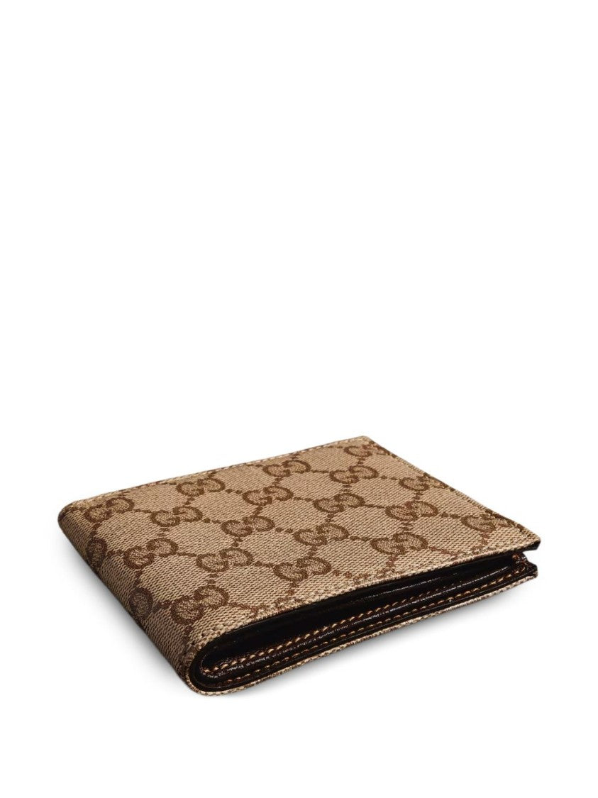 Gucci Classic Monogram Fabric Bifold Wallet