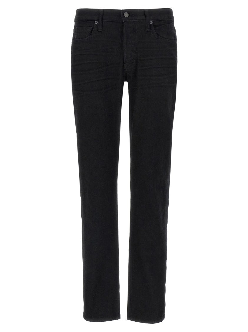 Tom Ford Japanese Cotton Black Denim Jeans
