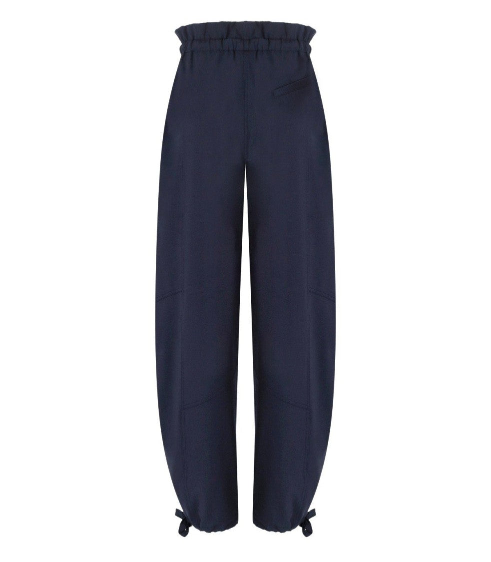 Ganni Blue Drawstring Pants