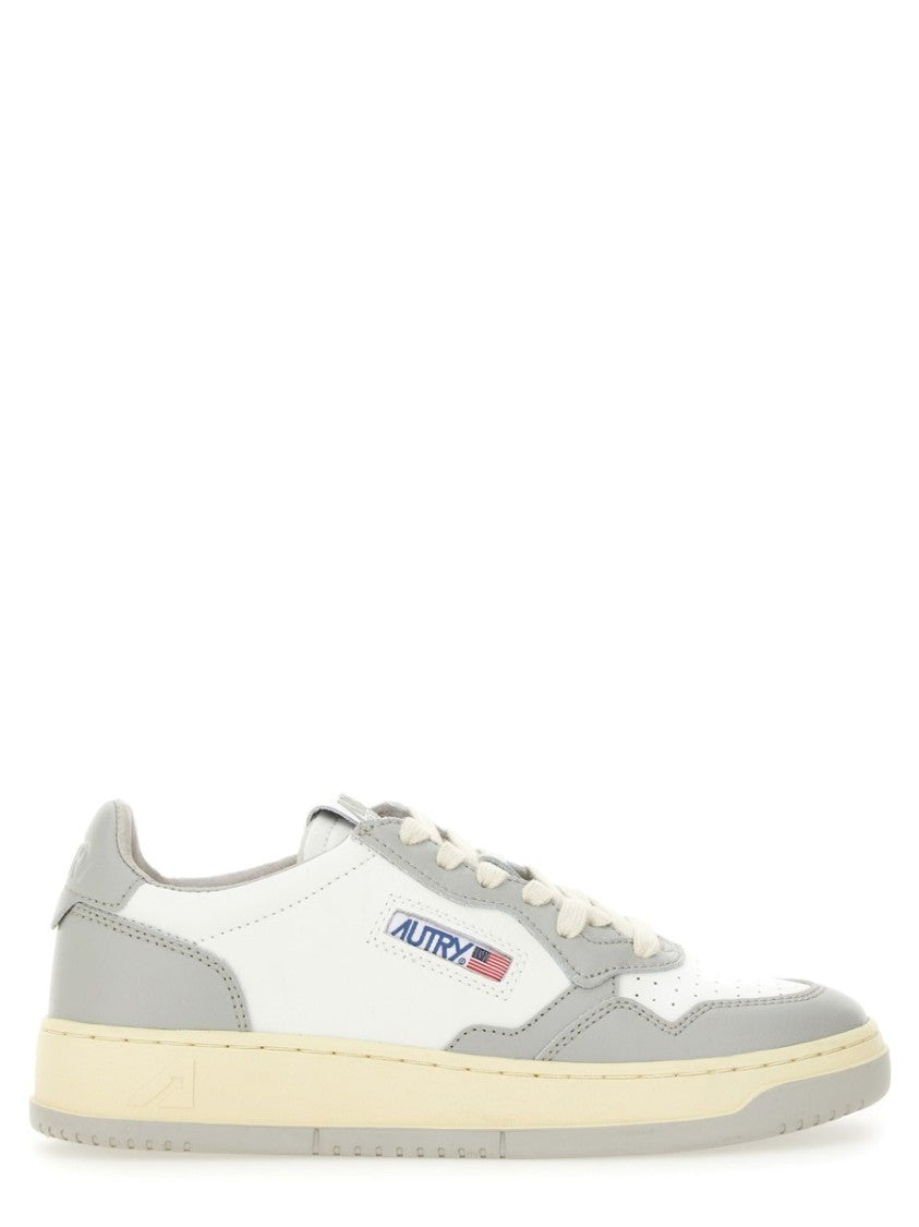 Autry Medalist Low Cow Leather Perforated Sneakers