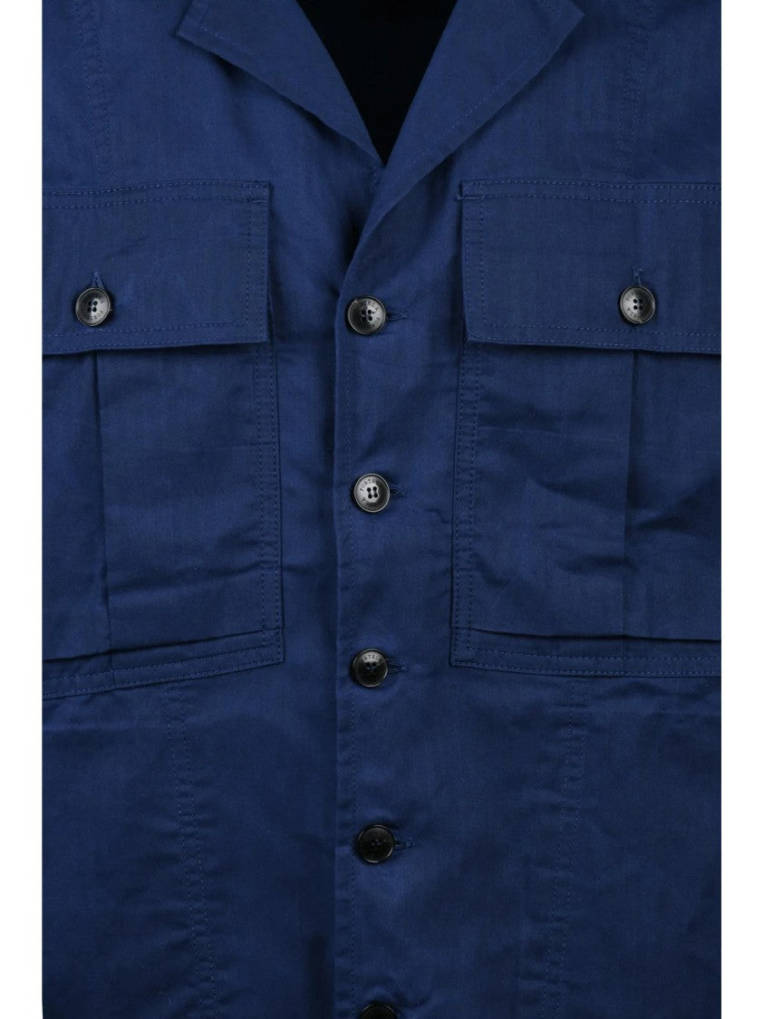 Fortela Blue Vintage Cotton Jacket