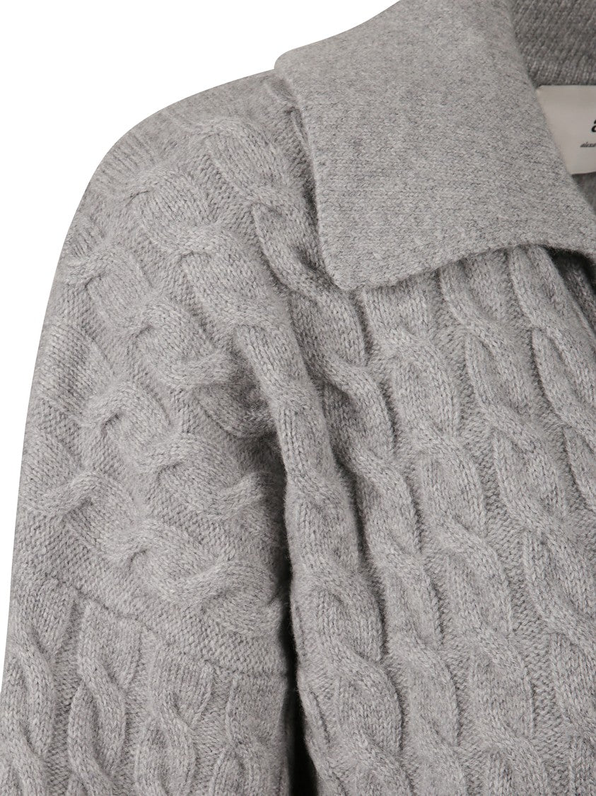 Ami Wool And Cashmere Polo Shirt L/S